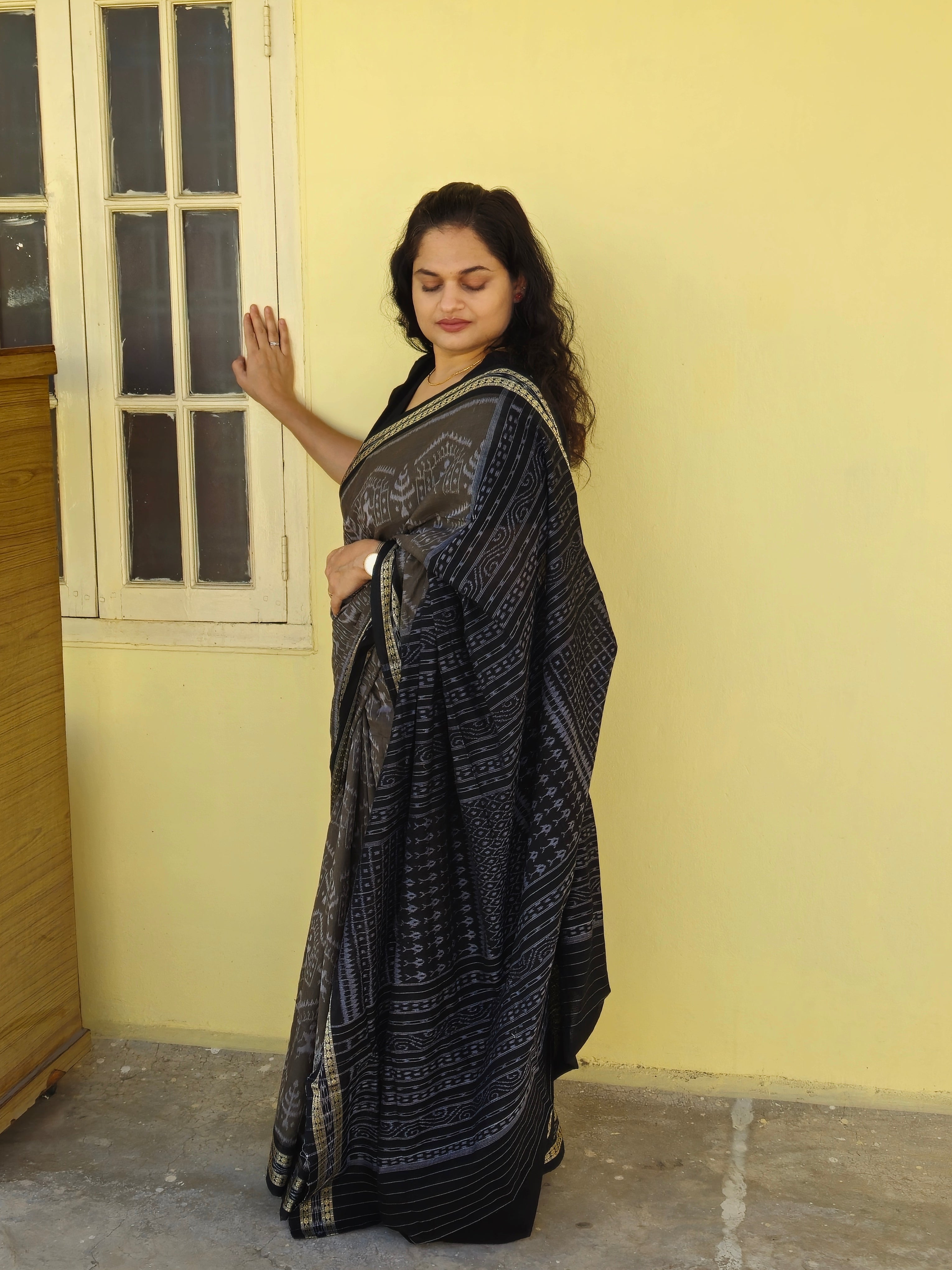 "Shyamalika" Sambalpuri Cotton Saree