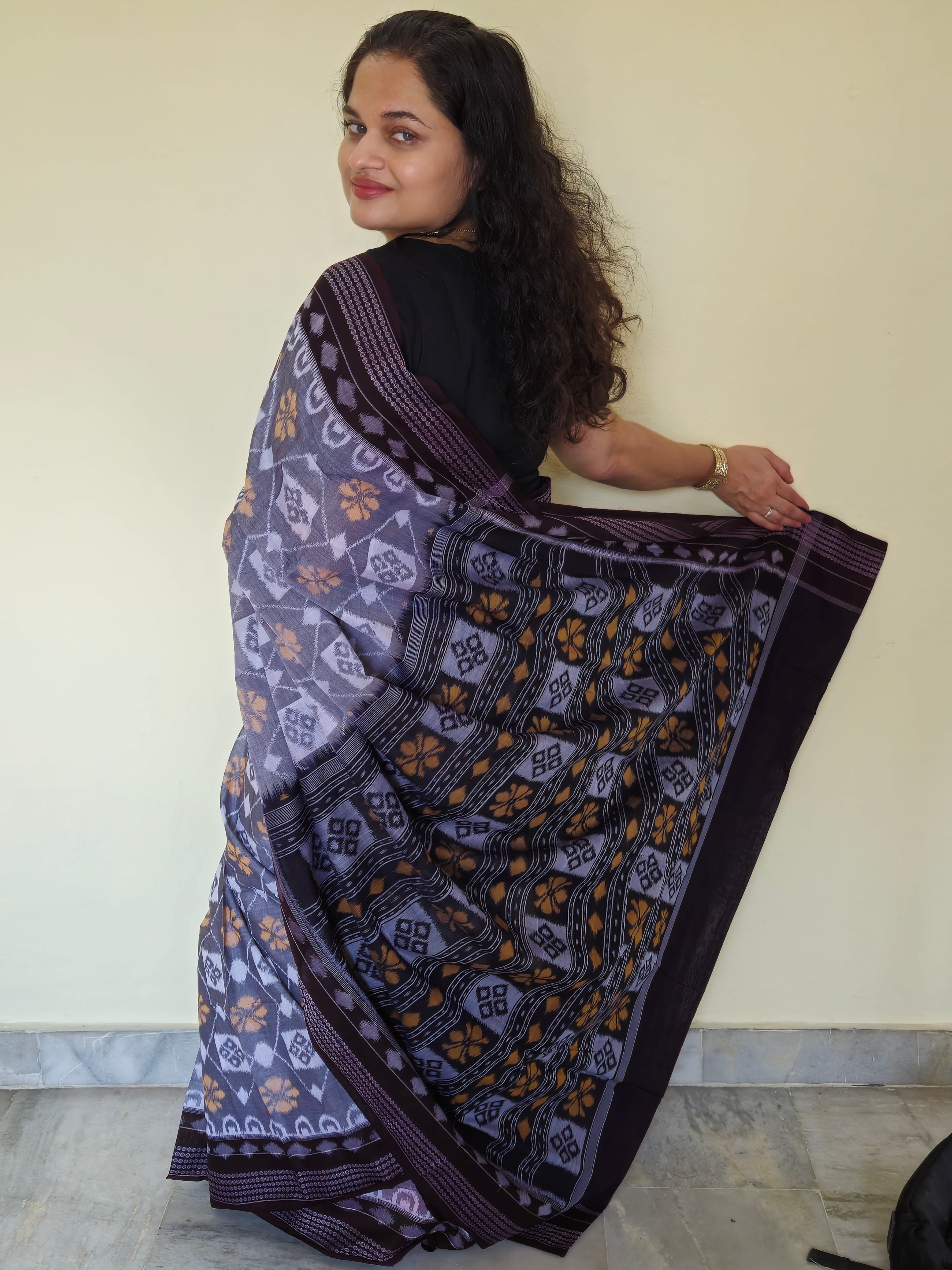 "Vasudha" Sambalpuri Cotton Saree