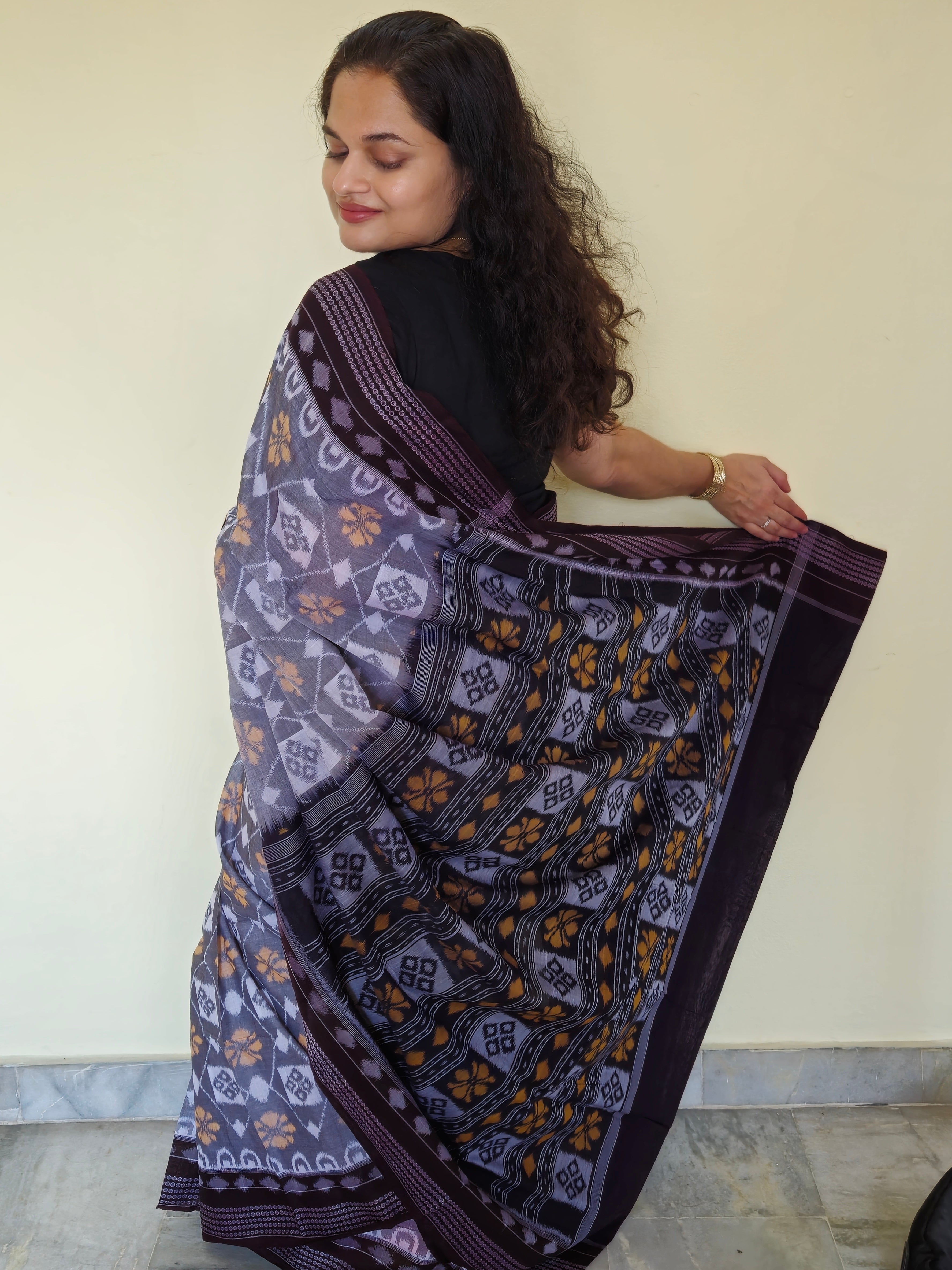 "Vasudha" Sambalpuri Cotton Saree