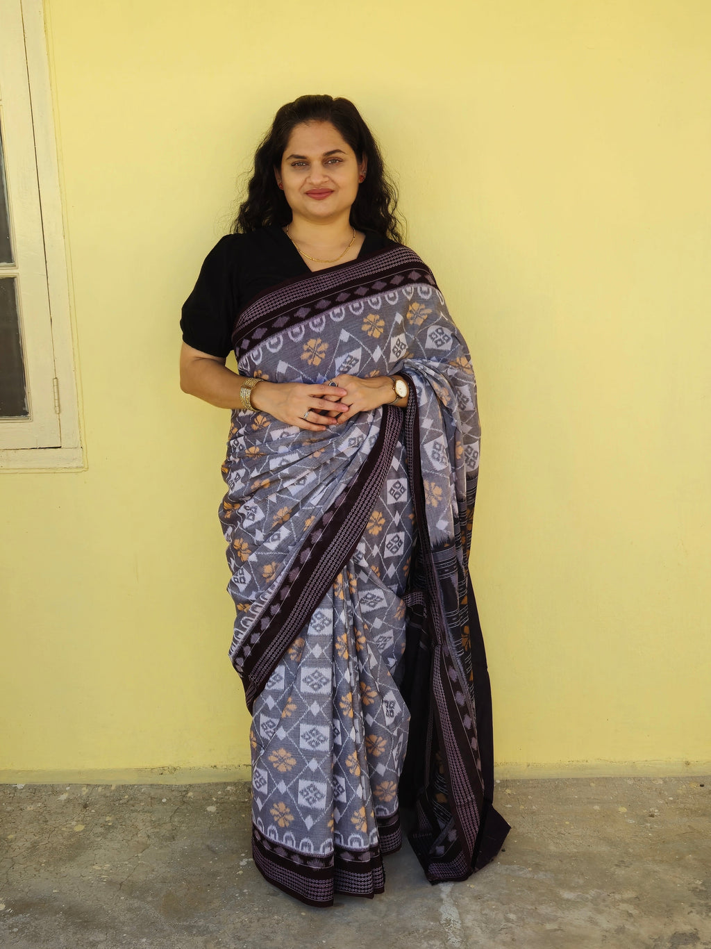 "Vasudha" Sambalpuri Cotton Saree