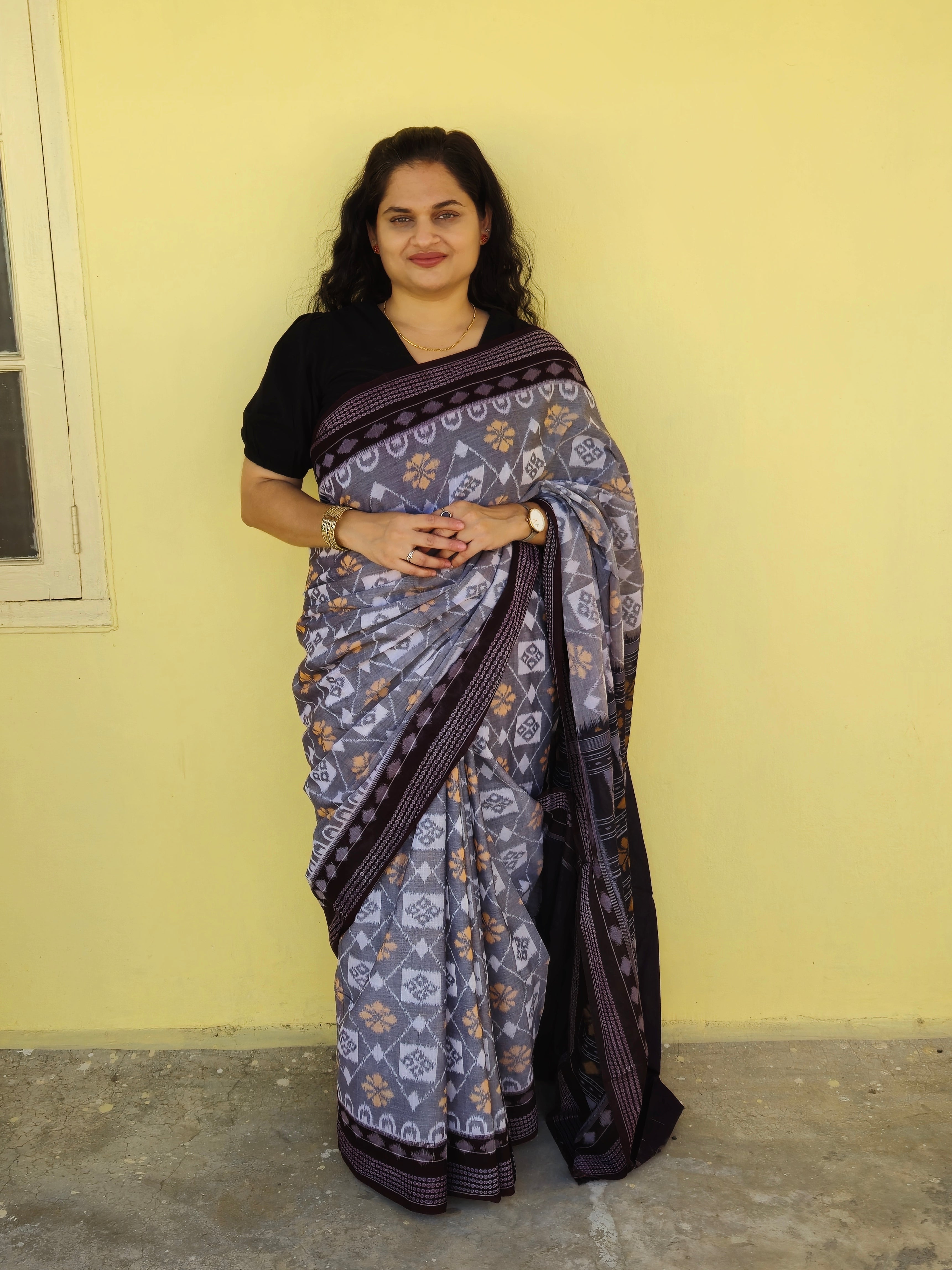 "Vasudha" Sambalpuri Cotton Saree