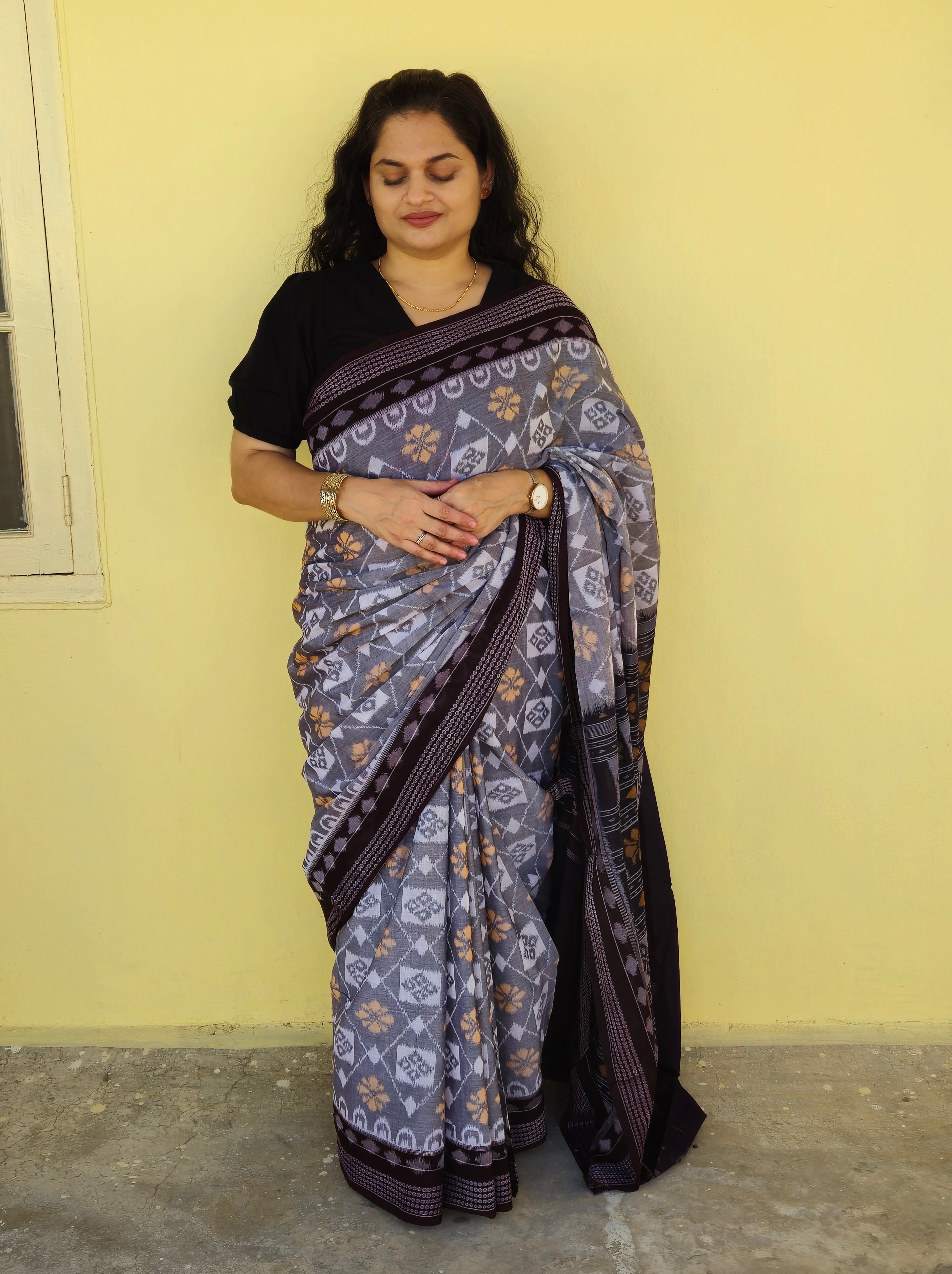 "Vasudha" Sambalpuri Cotton Saree