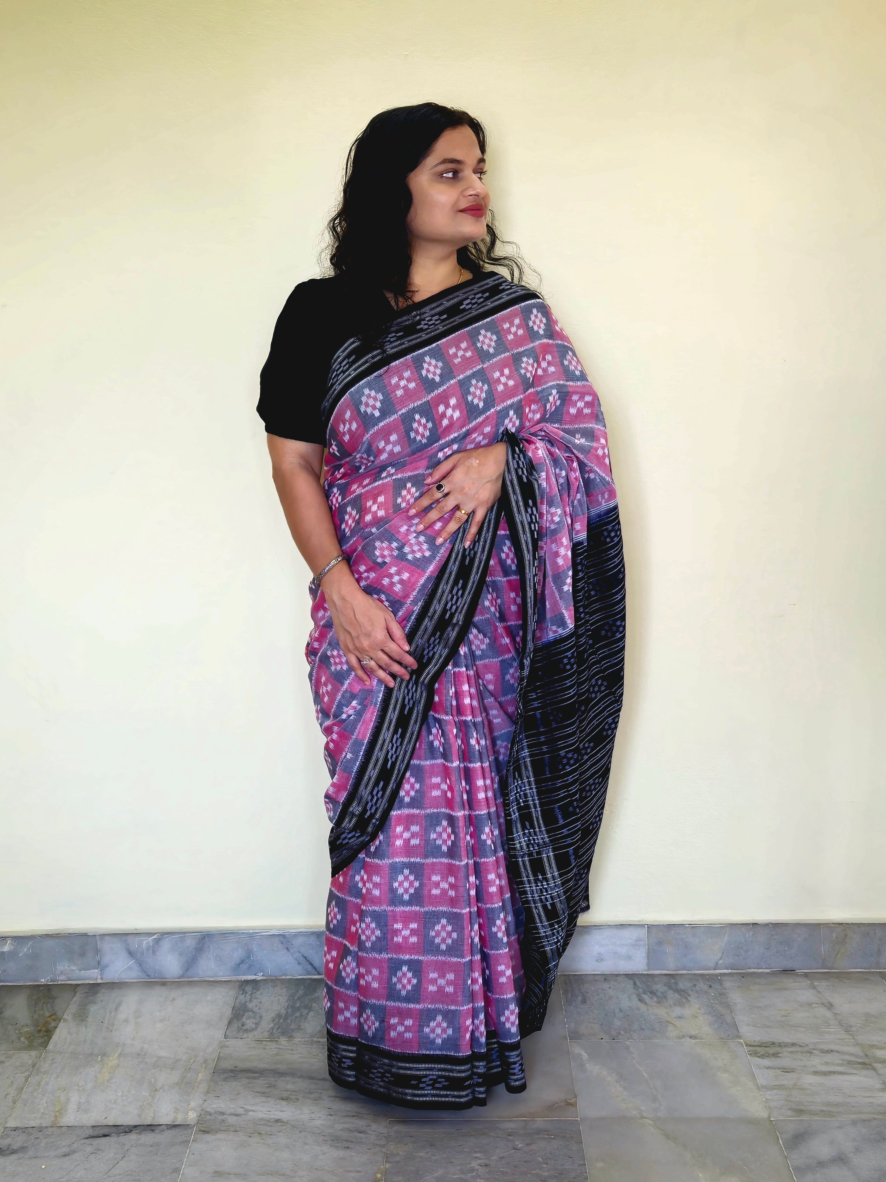 "Chandramukhi" Sambalpuri Cotton Saree