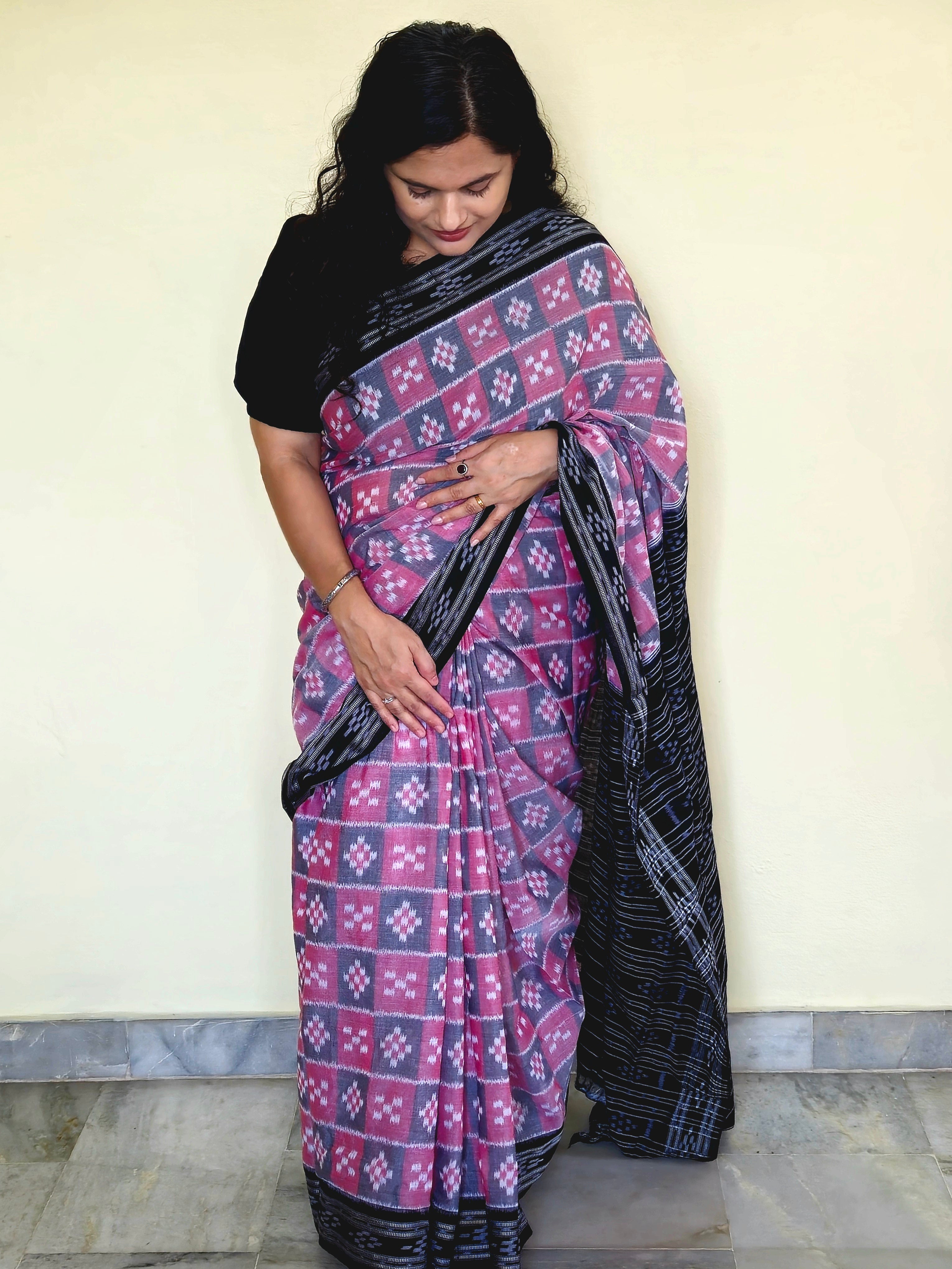 "Chandramukhi" Sambalpuri Cotton Saree
