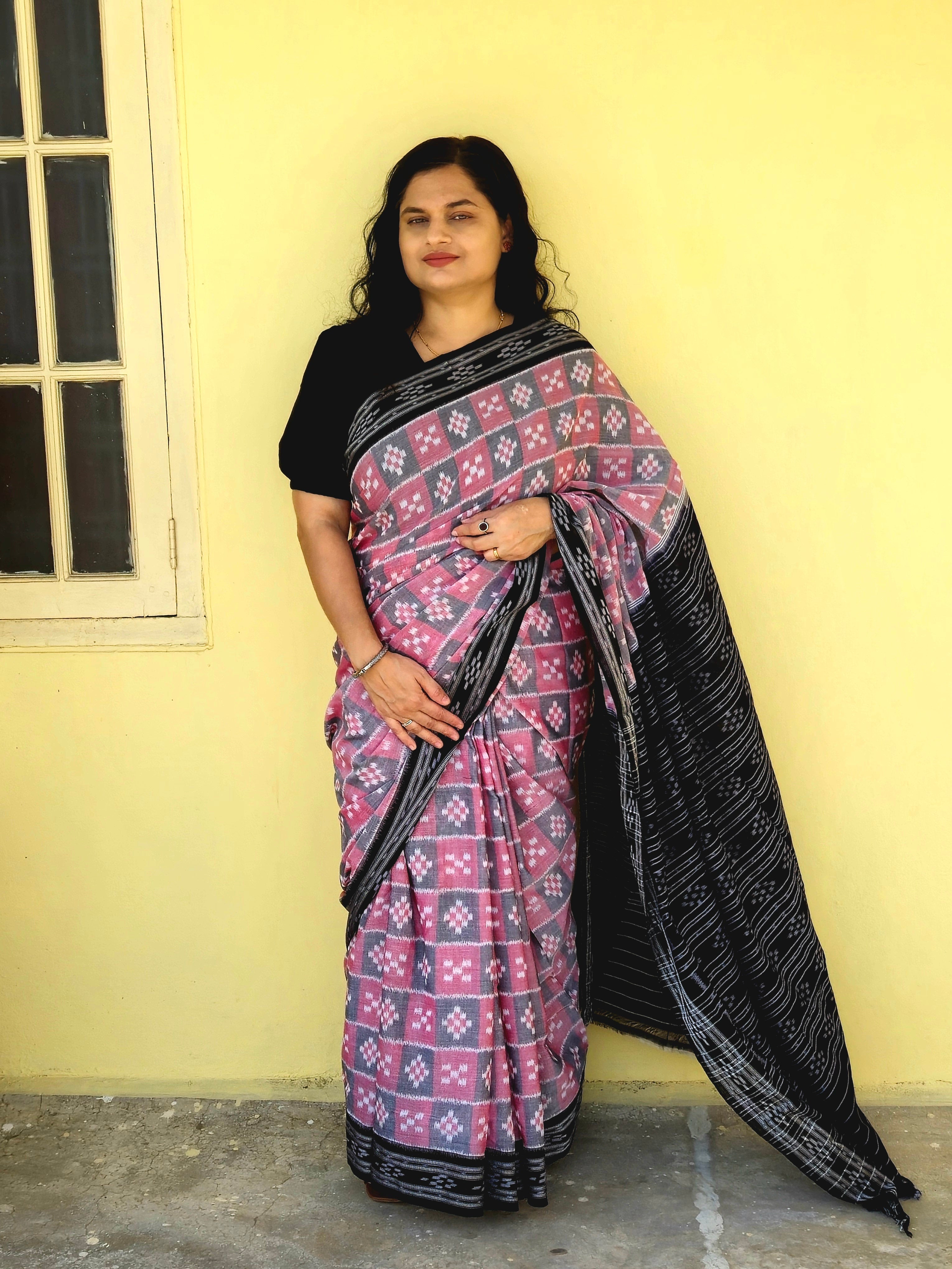 "Chandramukhi" Sambalpuri Cotton Saree