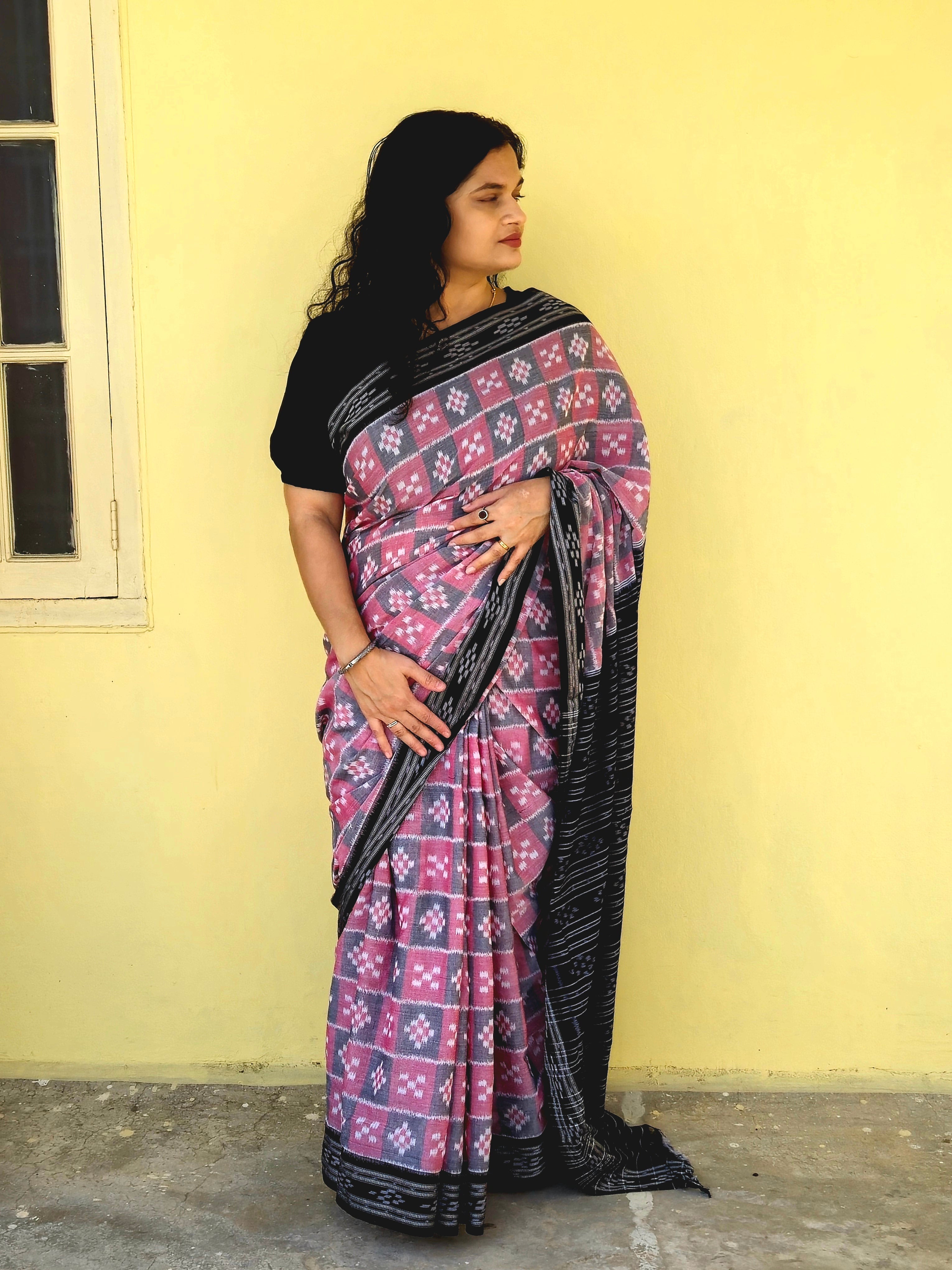 "Chandramukhi" Sambalpuri Cotton Saree