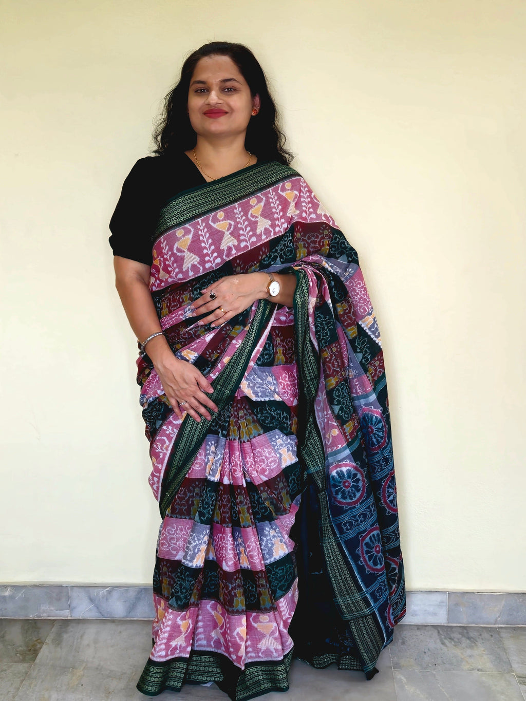 "Madhumalti" Sambalpuri Cotton Saree