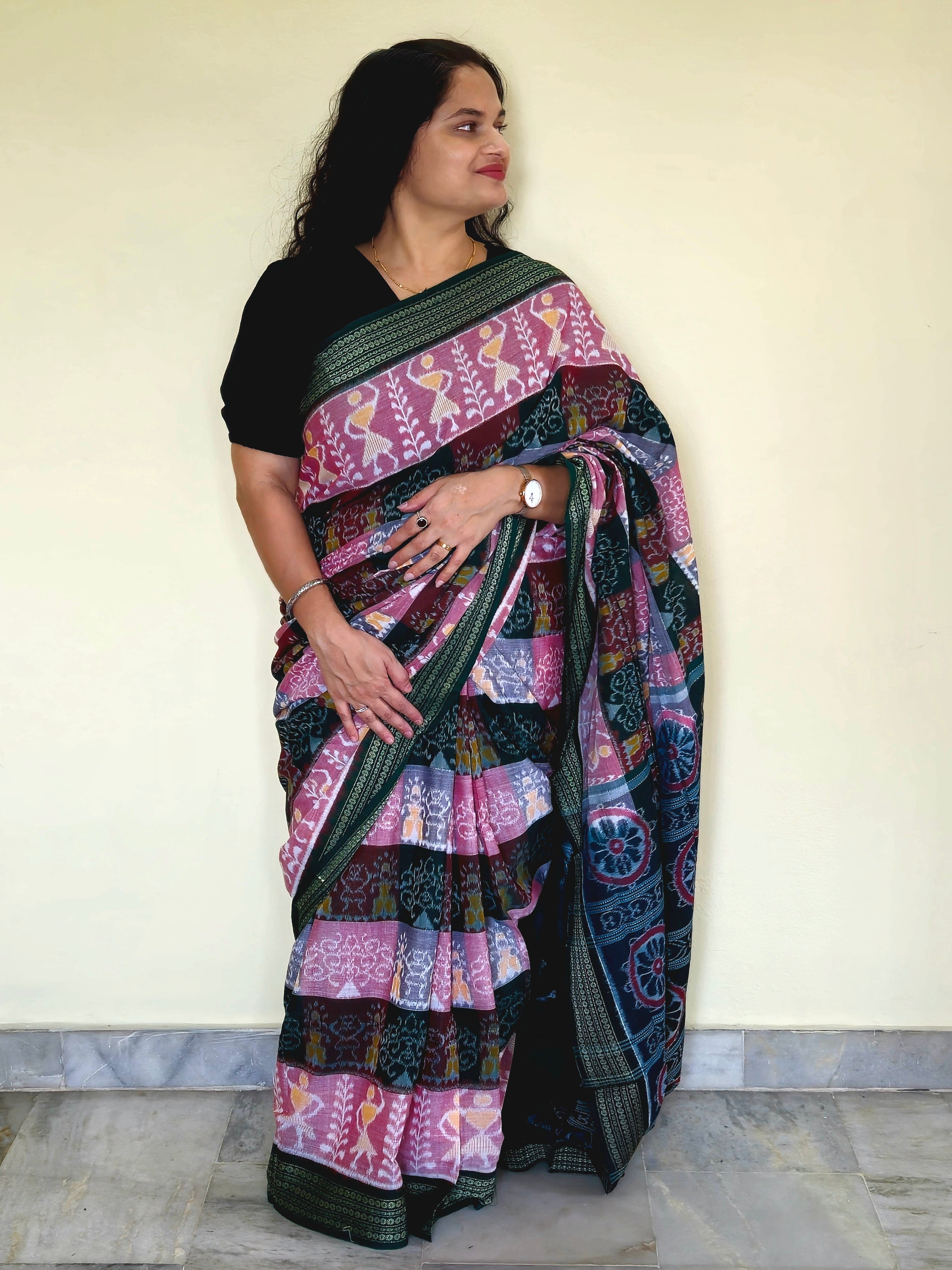 "Madhumalti" Sambalpuri Cotton Saree