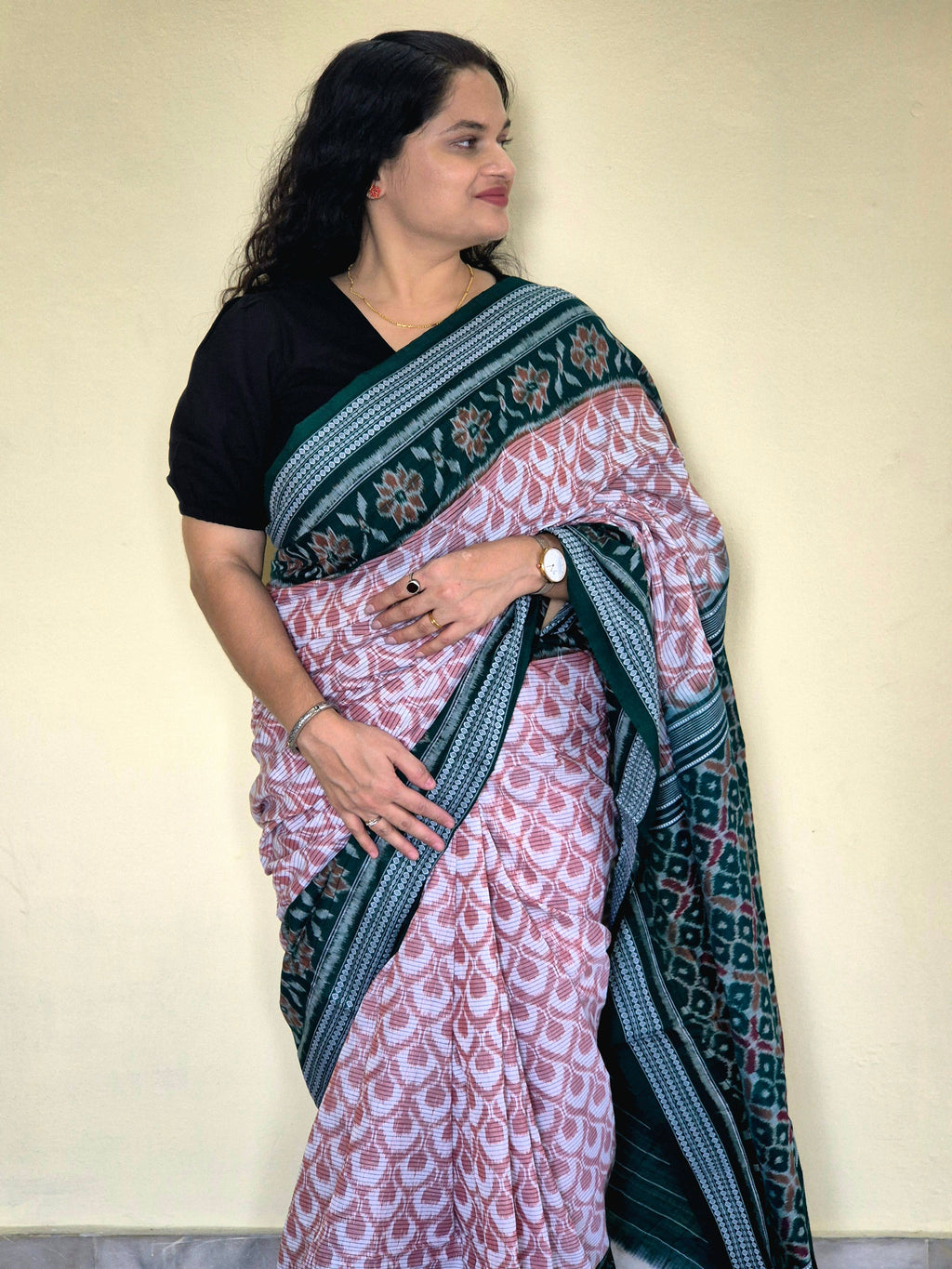 "Mallika" Sambalpuri Cotton Saree