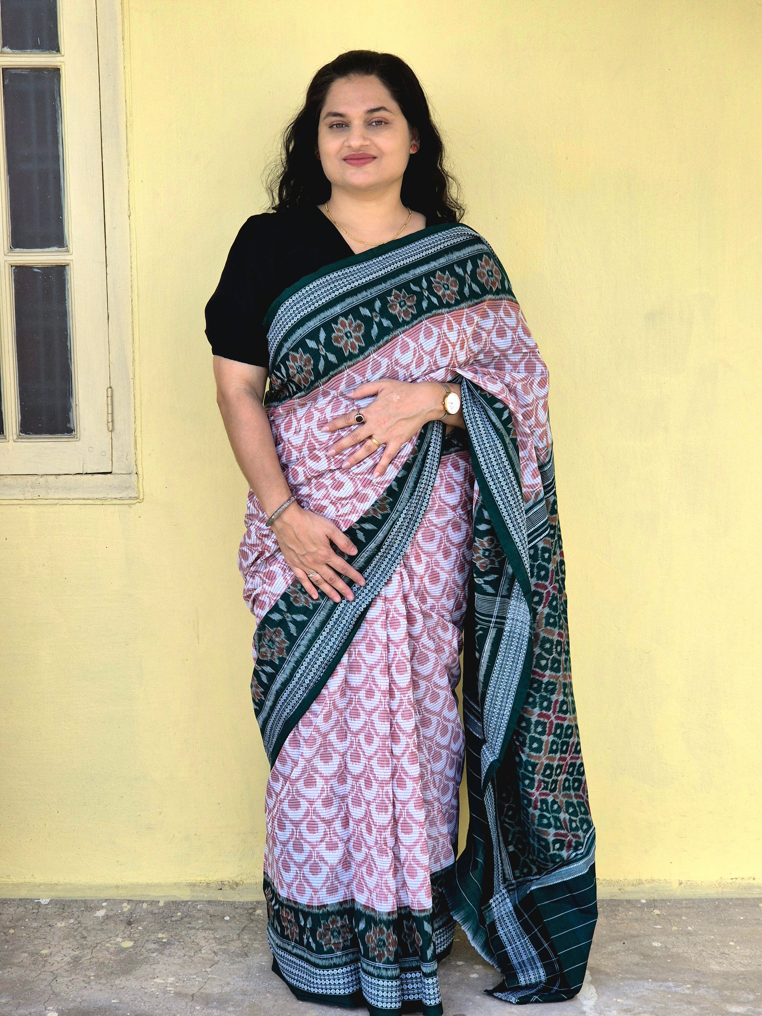 "Mallika" Sambalpuri Cotton Saree