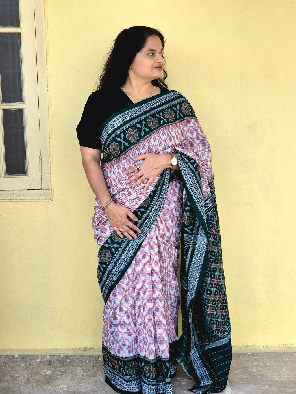 "Mallika" Sambalpuri Cotton Saree