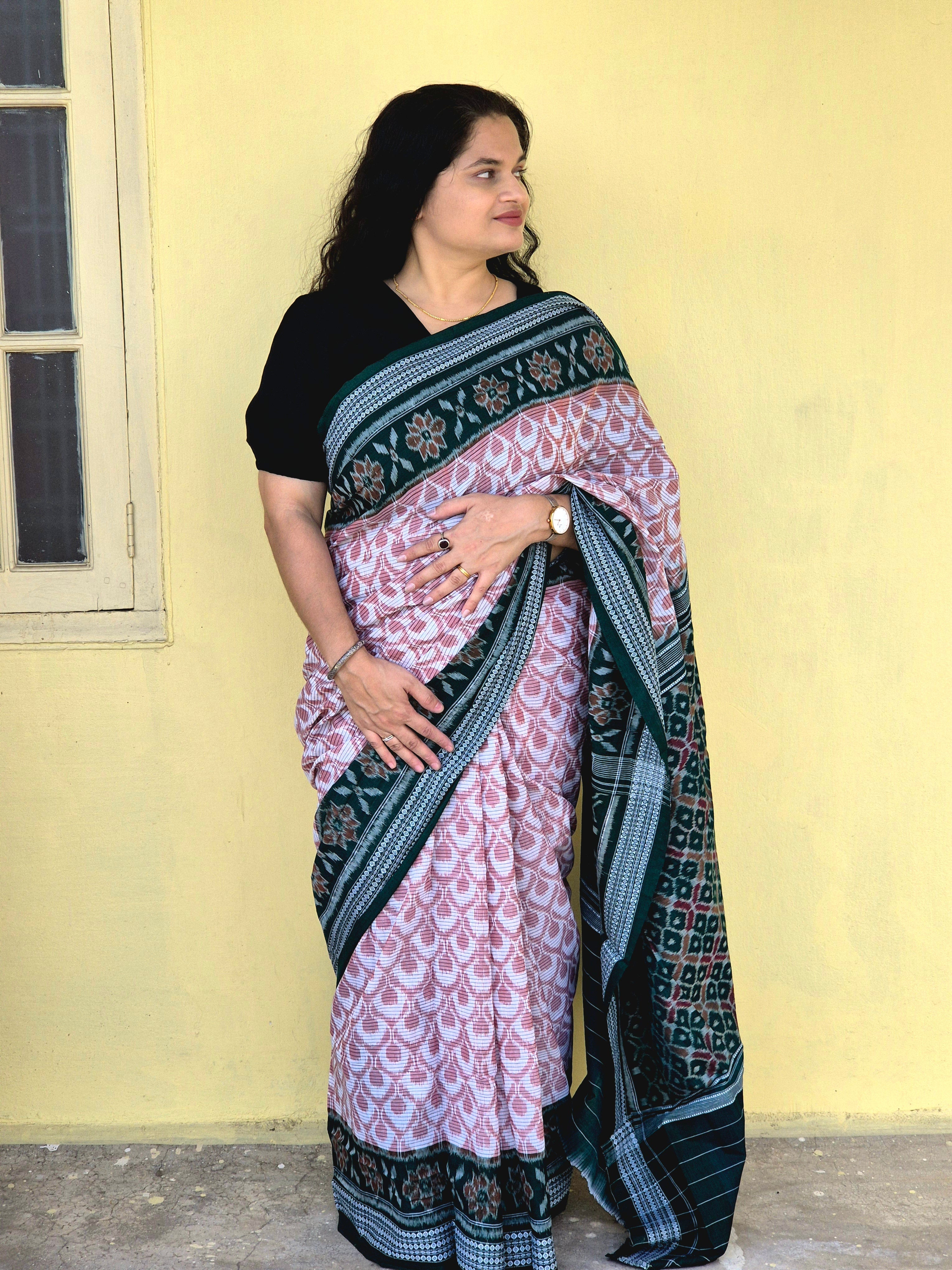 "Mallika" Sambalpuri Cotton Saree