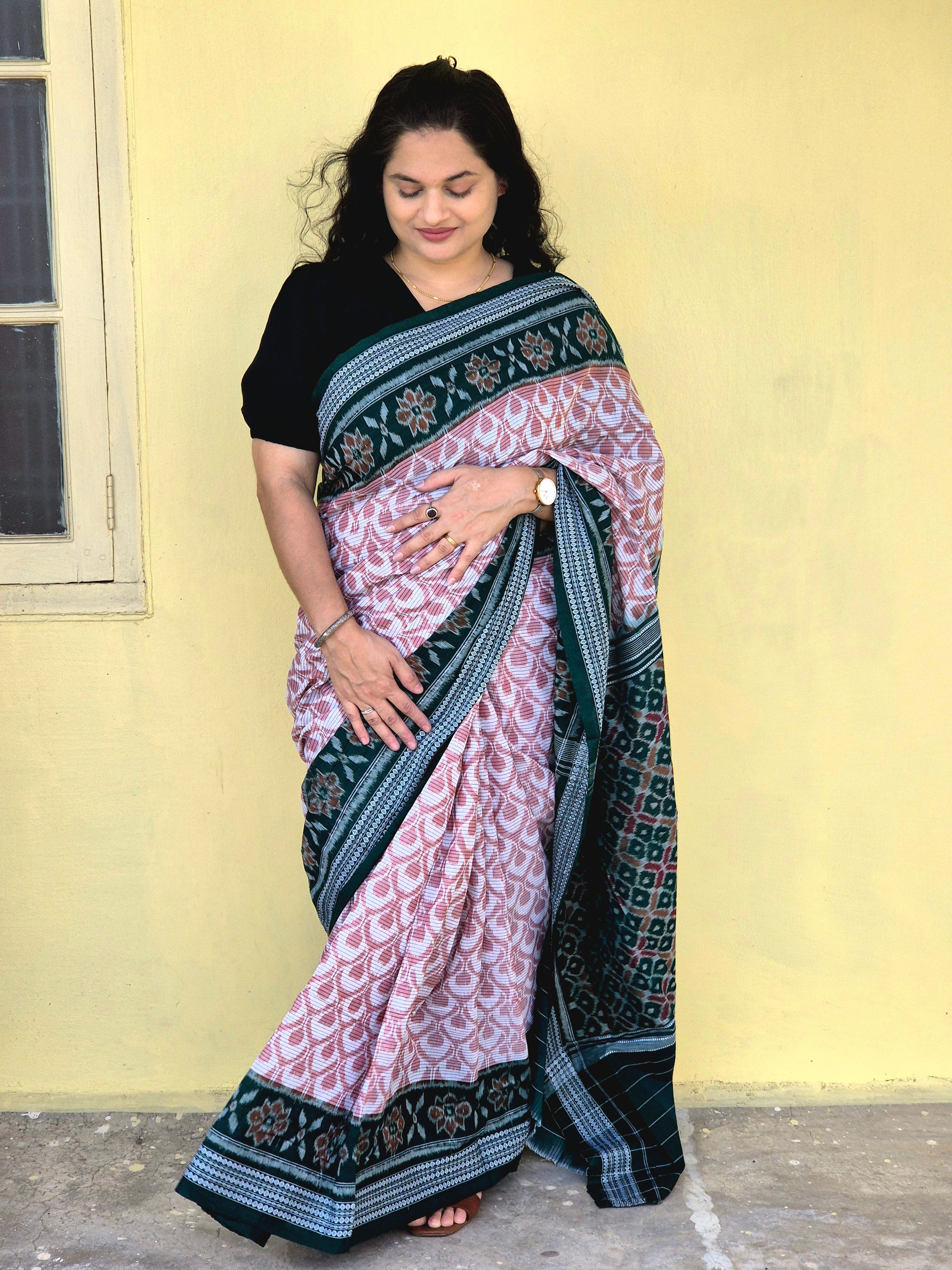 "Mallika" Sambalpuri Cotton Saree