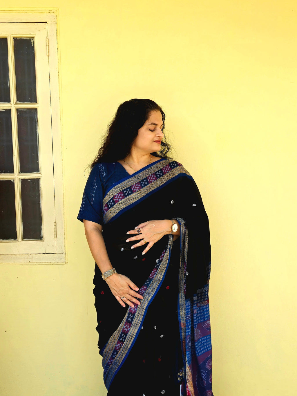 "Mrunalini" Sambalpuri Cotton Saree