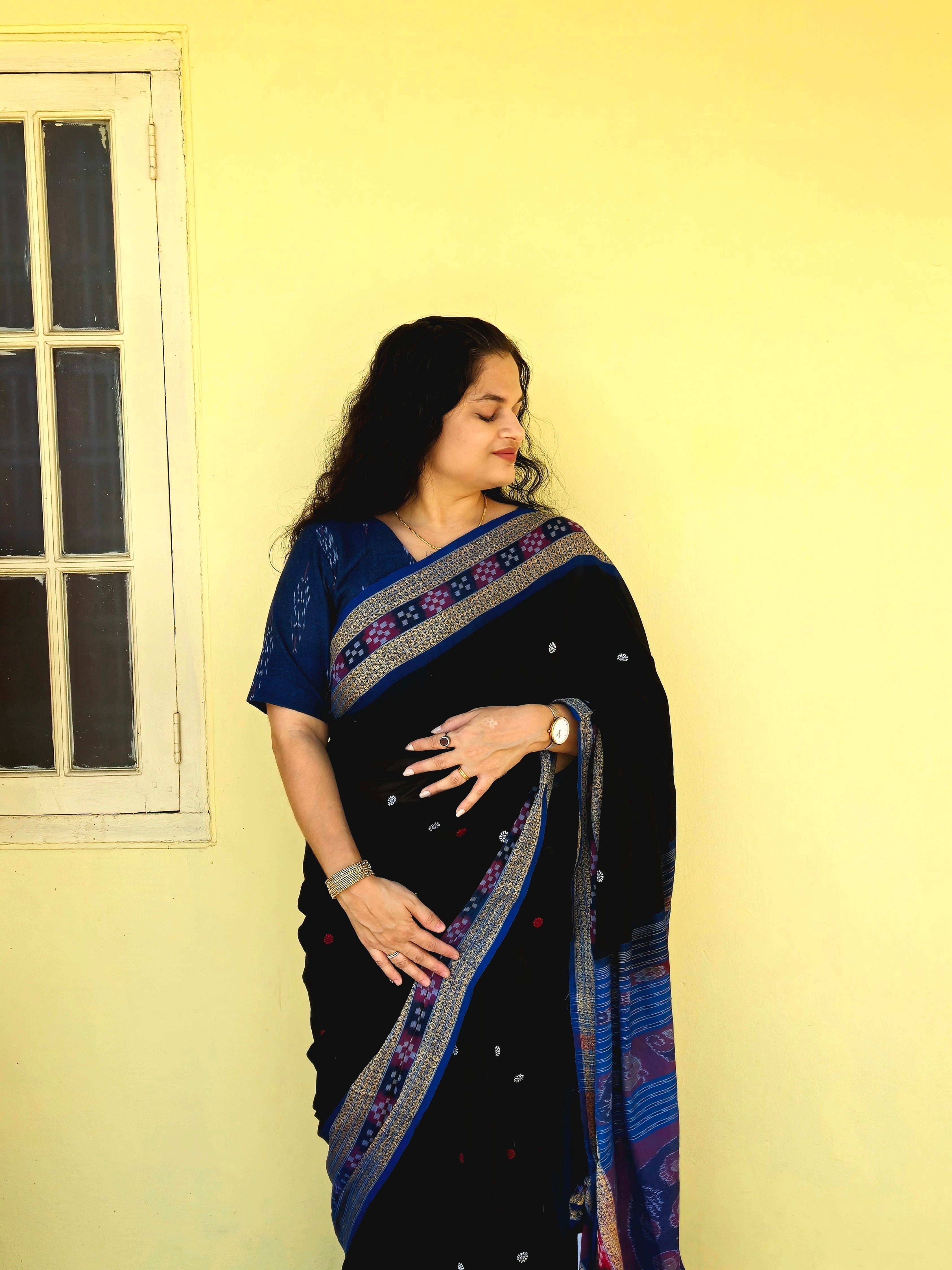 "Mrunalini" Sambalpuri Cotton Saree