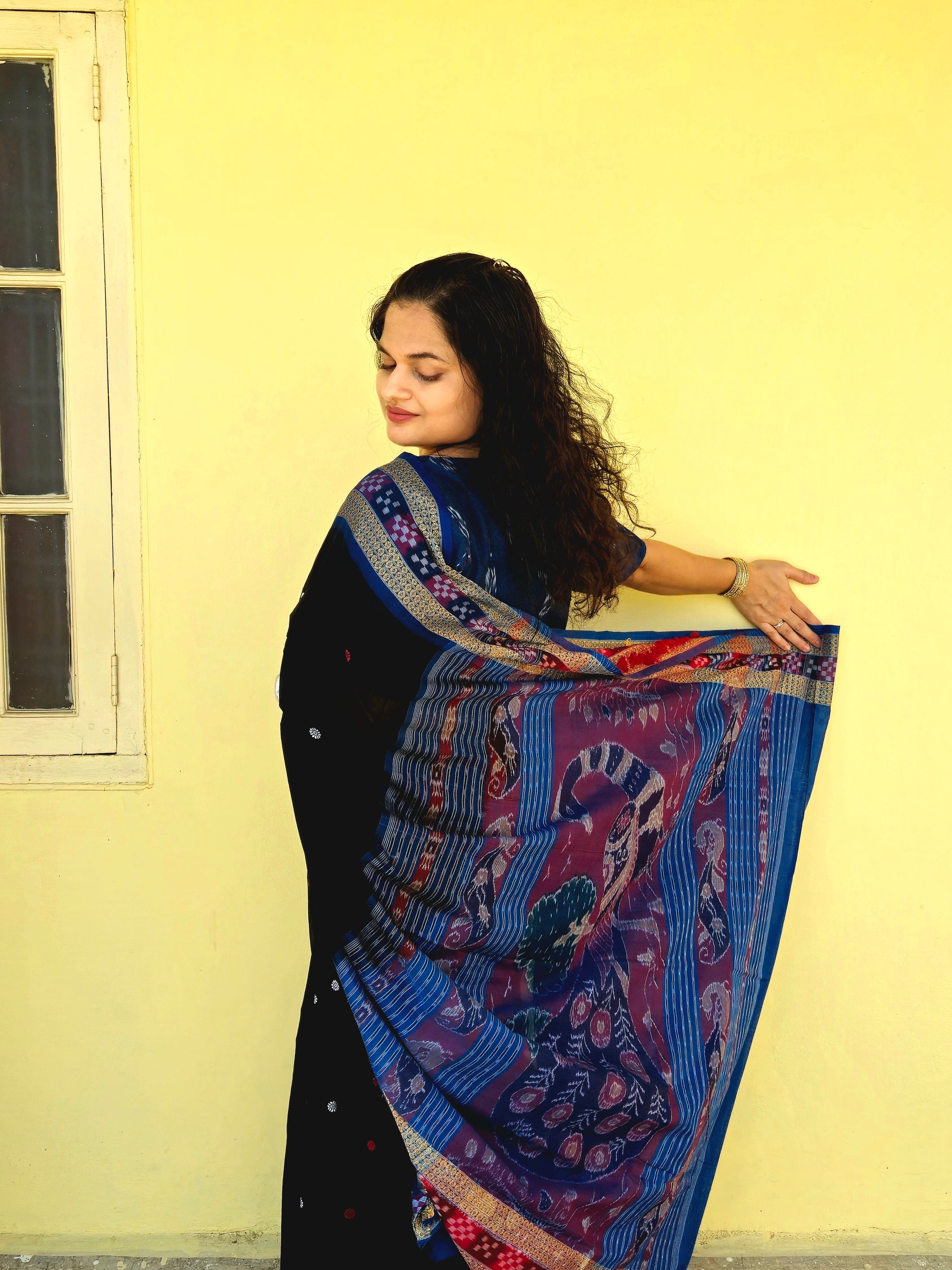 "Mrunalini" Sambalpuri Cotton Saree