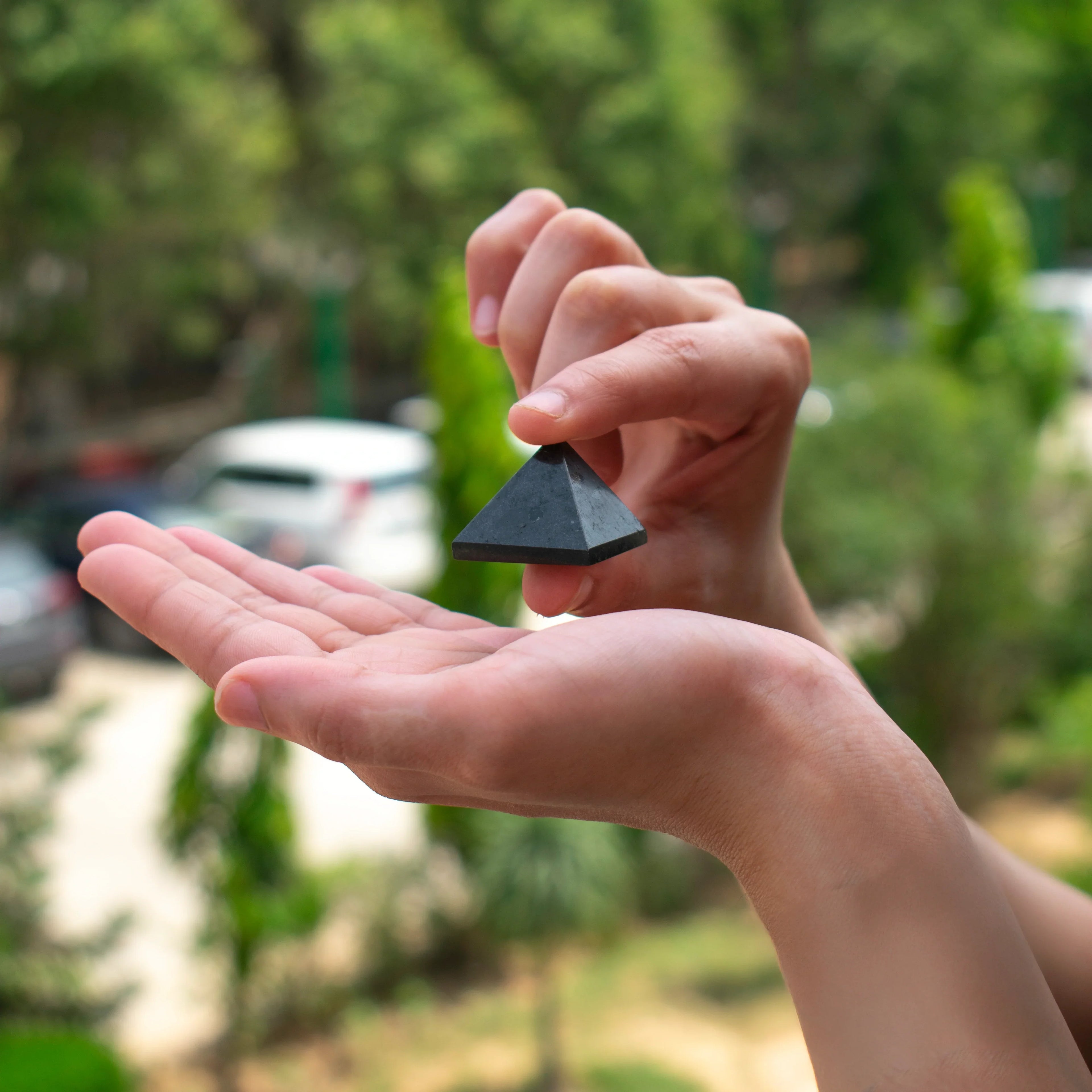 Black Tourmaline Pyramid