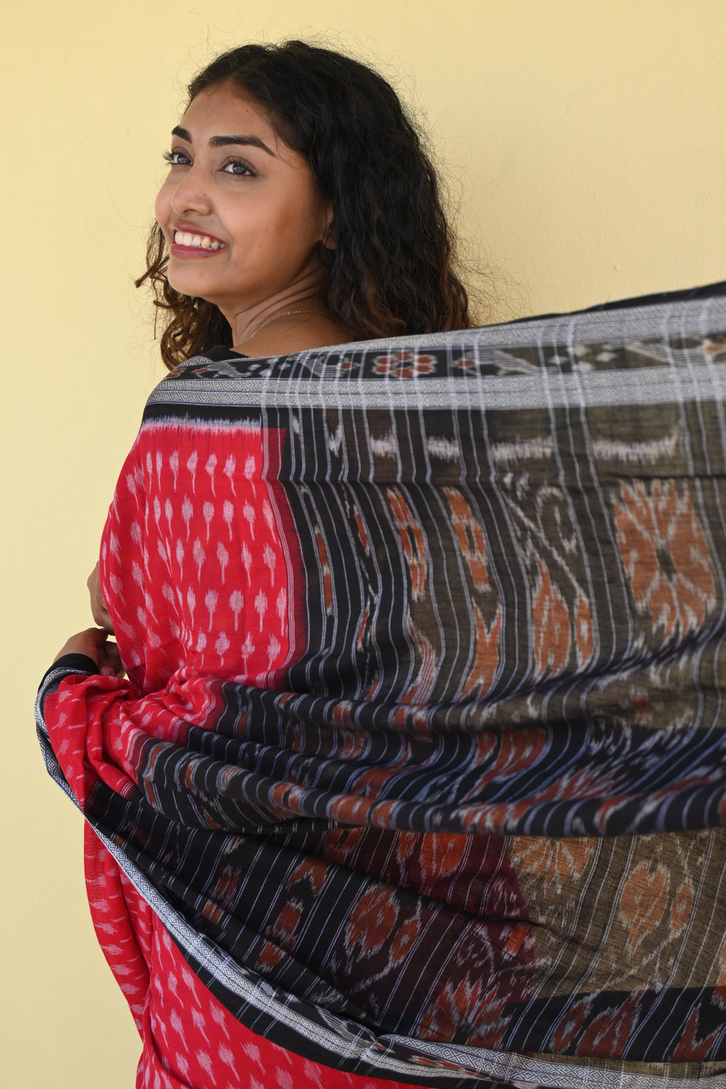 "Raktika" Sambalpuri Cotton Saree