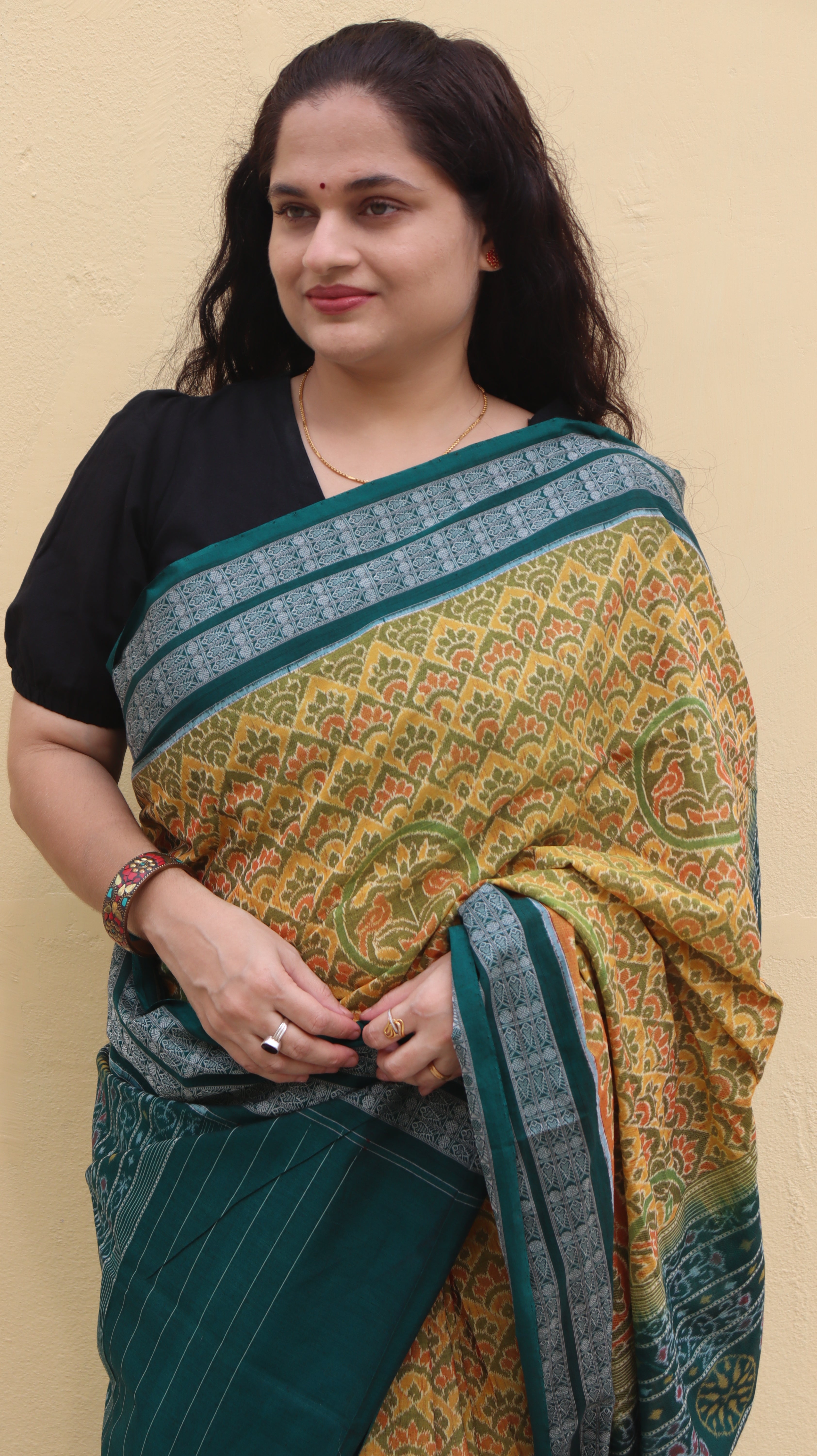 "Kanaka" Sambalpuri Cotton Saree