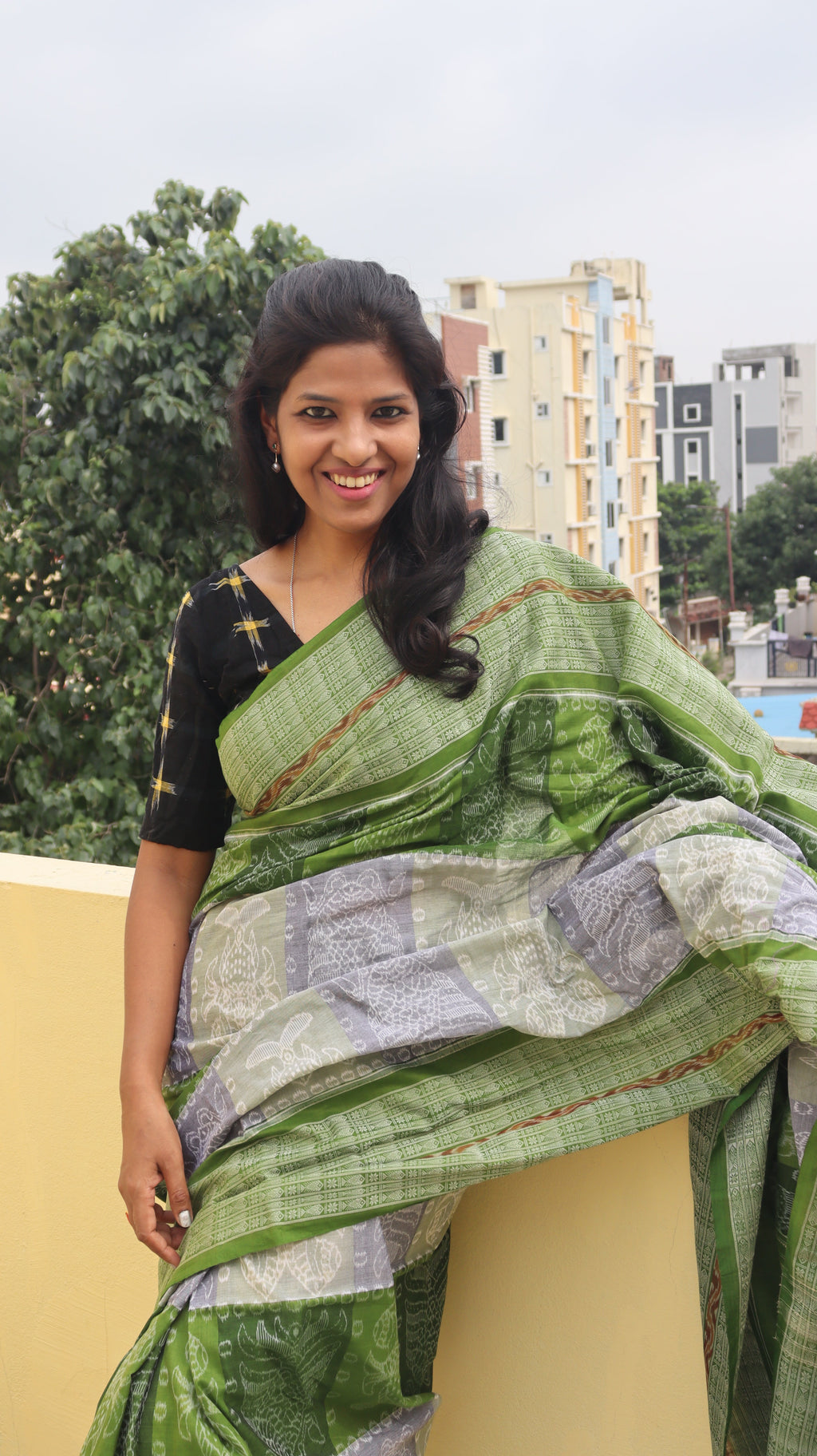 "Harini" Sambalpuri Cotton Saree