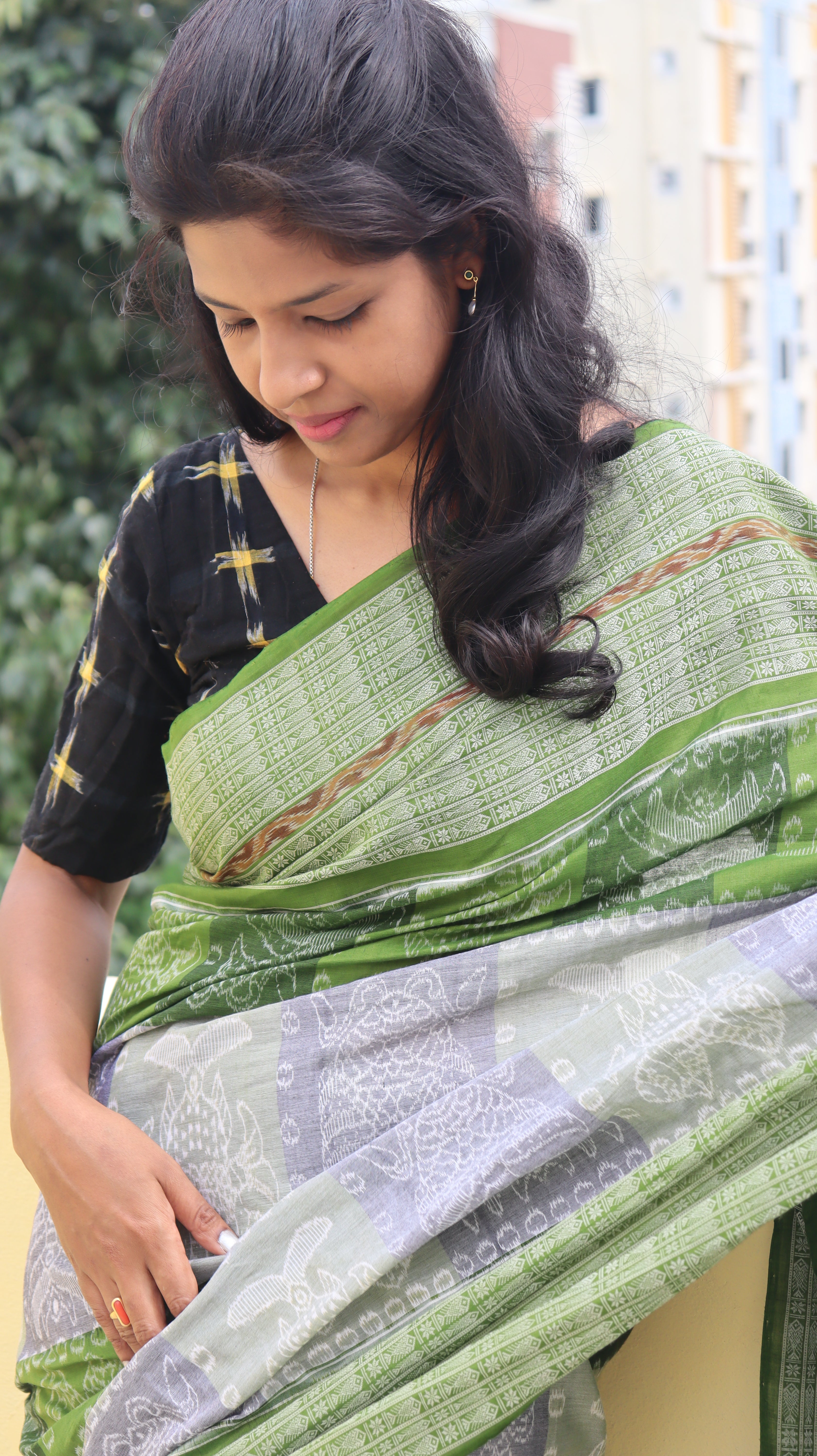 "Harini" Sambalpuri Cotton Saree