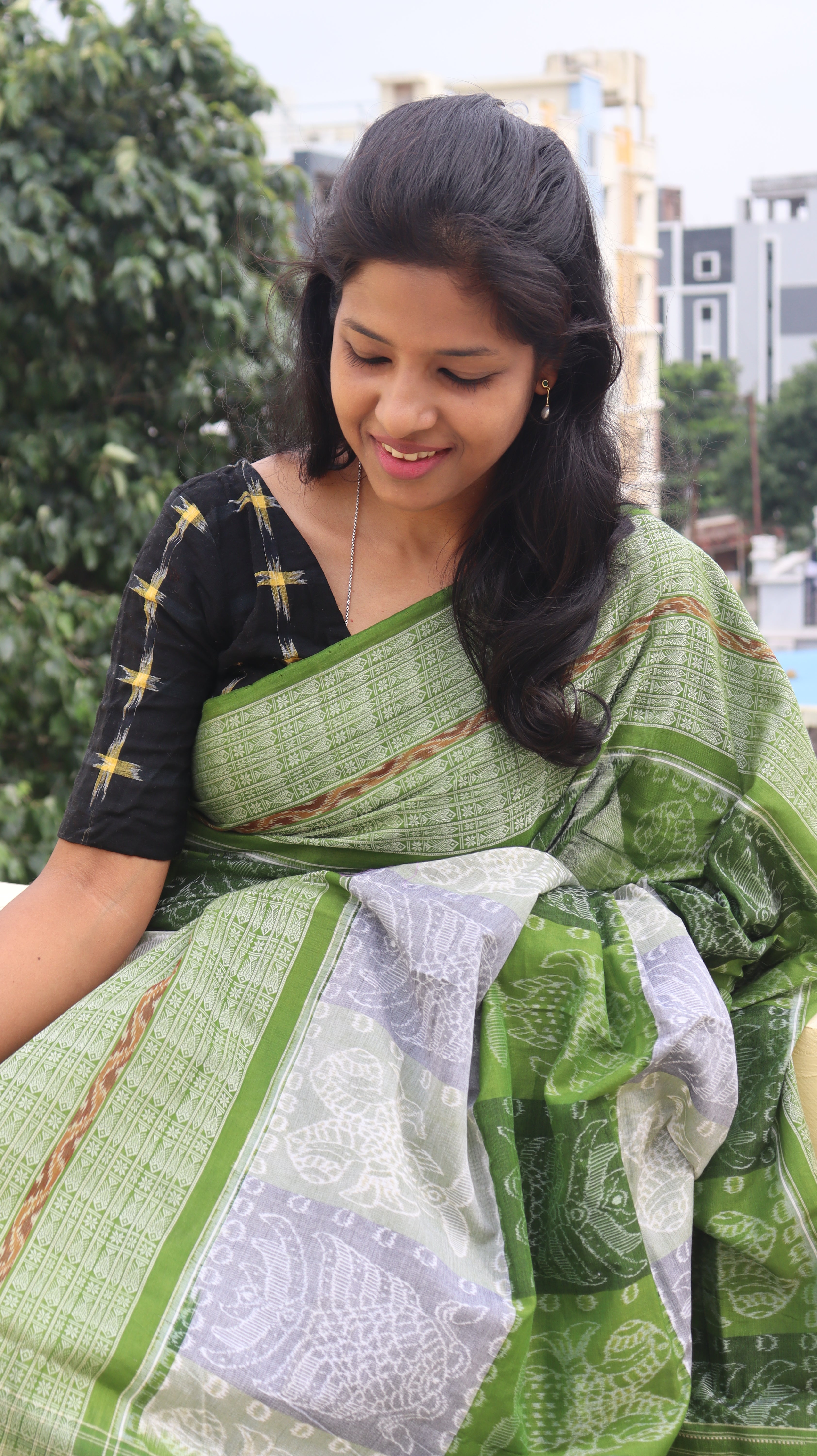 "Harini" Sambalpuri Cotton Saree