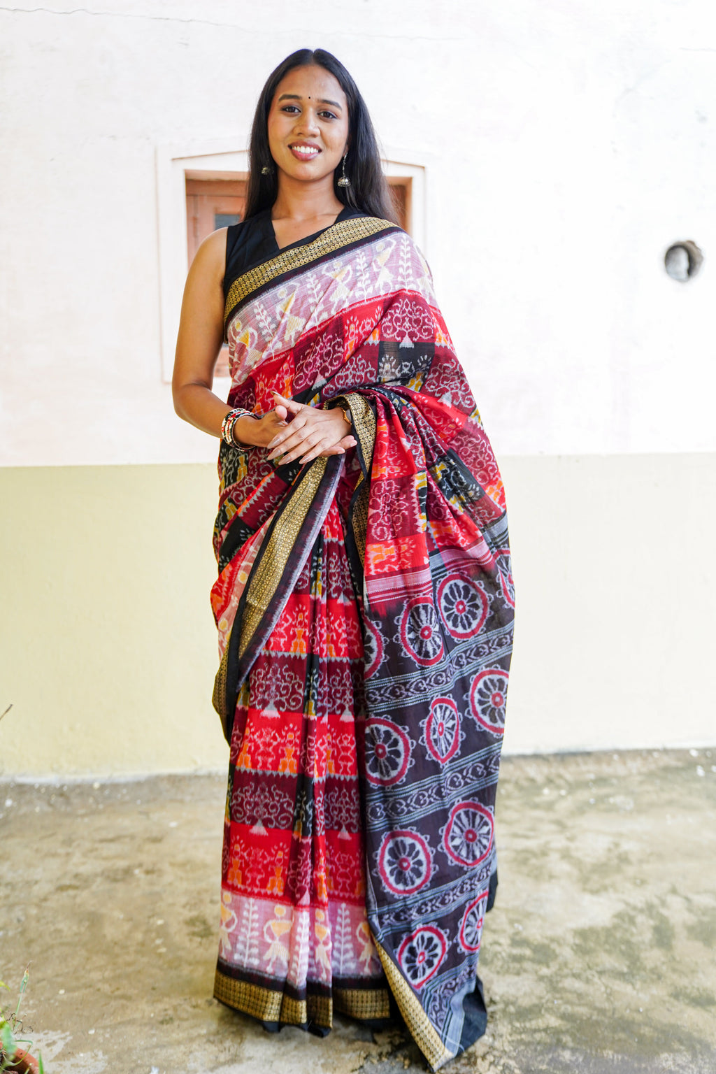 "Rangashree" Sambalpuri Cotton Saree