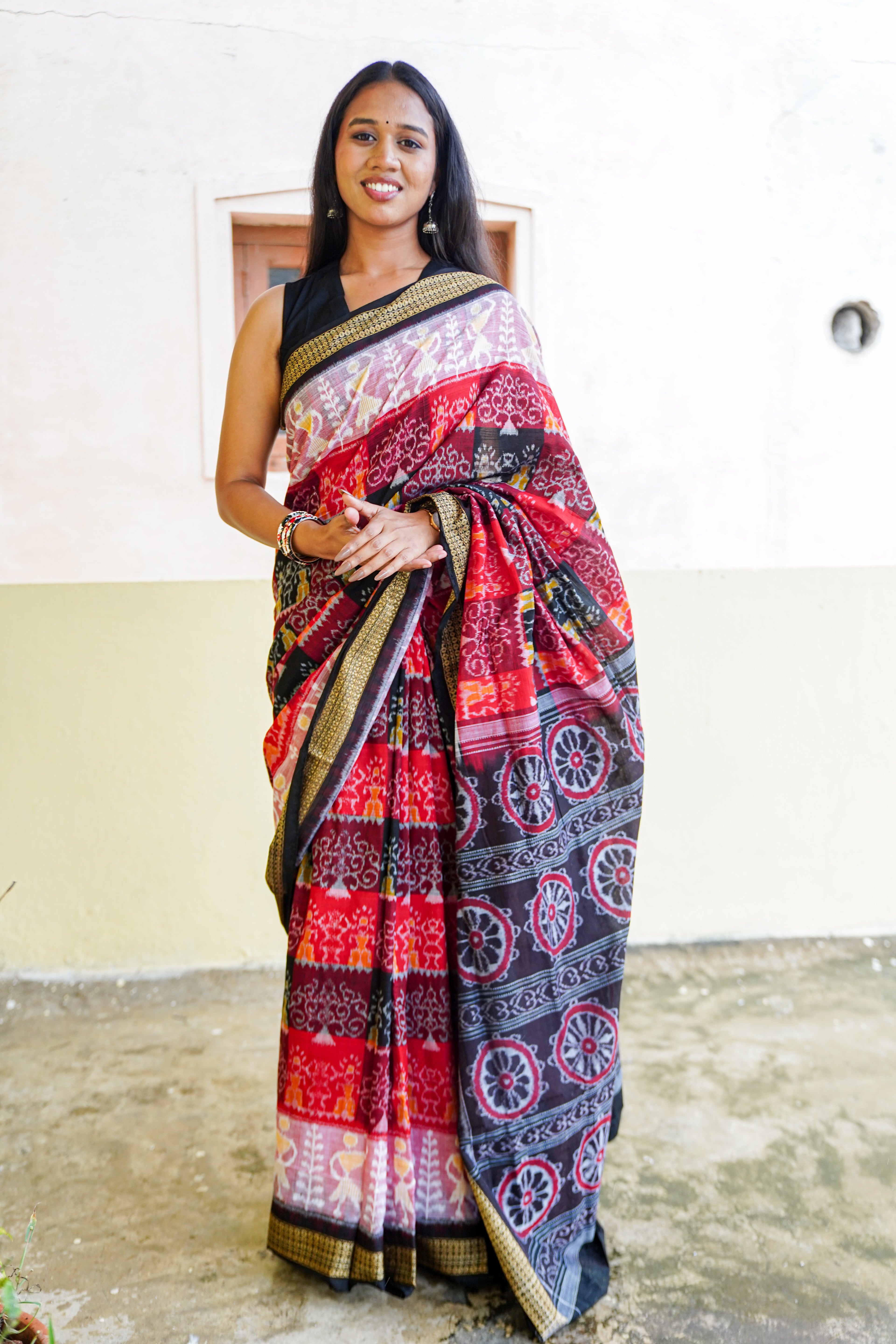 "Rangashree" Sambalpuri Cotton Saree